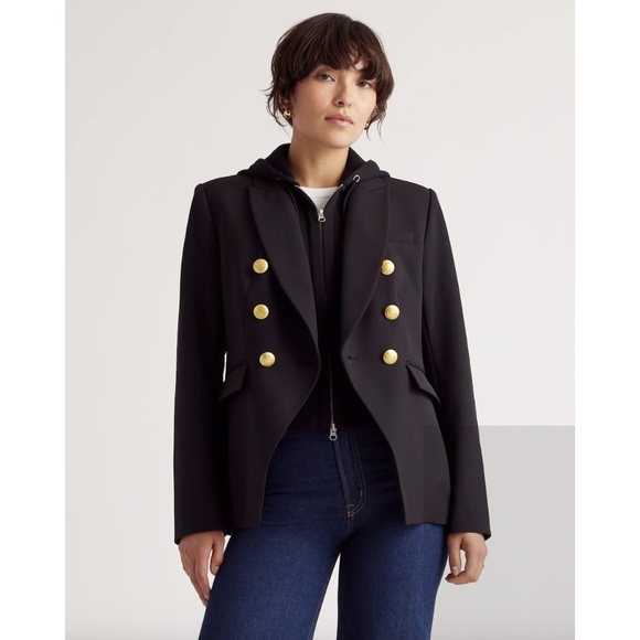 NWT Black Hoodie with Hoodie Insert - Picture 1 of 5